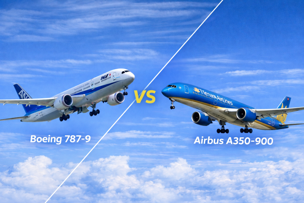 Boeing 787-9 vs Airbus A350-900